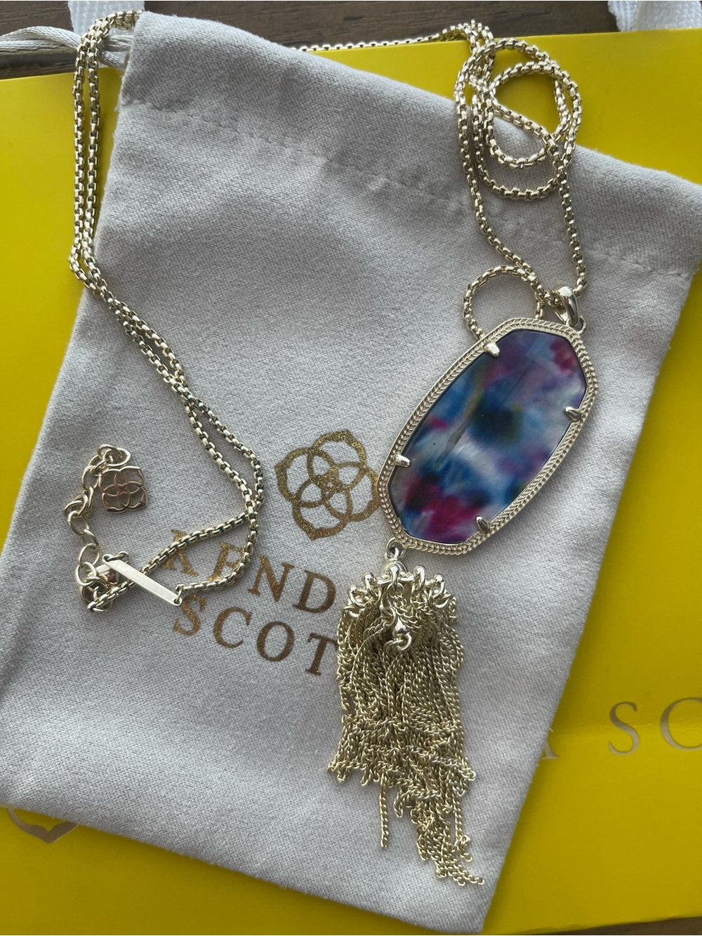 Kendra Scott Rayne Necklace in Ammolite
